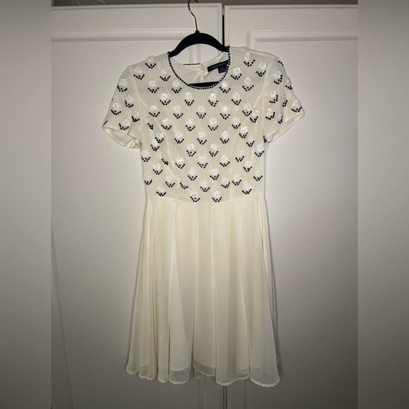 French Connection Beaded Fit and Flare Dress - Picture 1 of 12